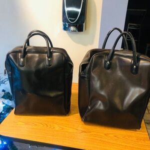 Elegant Brown Leather Men's Bag